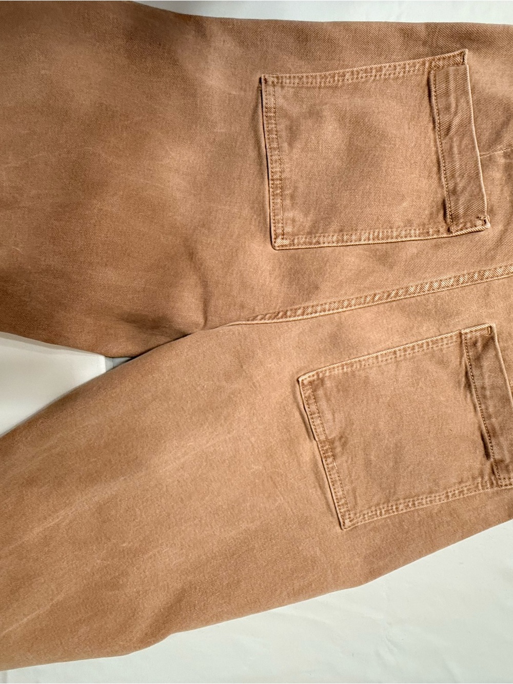 Artsy Boho minimalist 90s Streetwear Zara Wide Leg High-Rise Jeans in Warm Brown - Picture 7 of 7